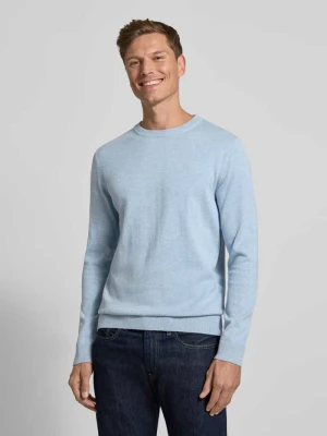 Sweter z dzianiny o kroju regular fit z czystej bawełny Tom Tailor