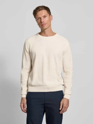 Sweter z dzianiny o kroju regular fit z czystej bawełny Tom Tailor