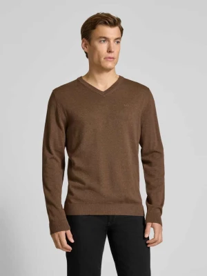 Sweter z dzianiny o kroju regular fit z czystej bawełny Tom Tailor