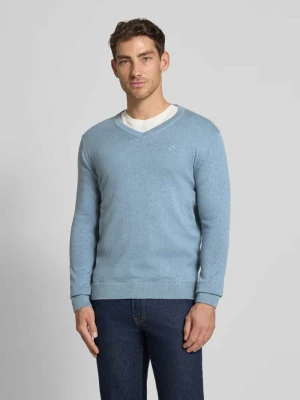 Sweter z dzianiny o kroju regular fit z czystej bawełny Tom Tailor