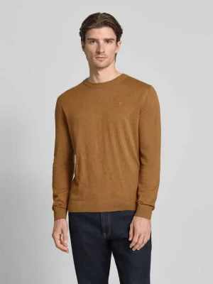 Sweter z dzianiny o kroju regular fit z czystej bawełny Tom Tailor