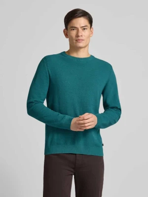 Sweter z dzianiny o kroju regular fit z czystej bawełny Tom Tailor