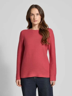 Sweter z dzianiny o kroju regular fit z czystej bawełny Tom Tailor