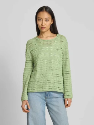 Sweter z dzianiny o kroju regular fit z czystej bawełny Tom Tailor