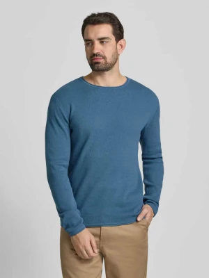 Sweter z dzianiny o kroju regular fit z czystej bawełny Tom Tailor Denim