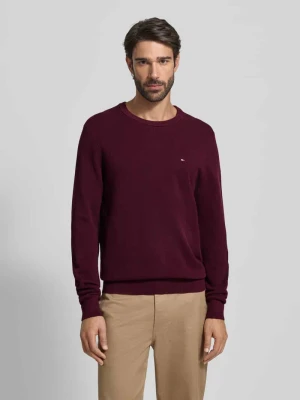 Sweter z dzianiny o kroju regular fit z czystej bawełny Tommy Hilfiger