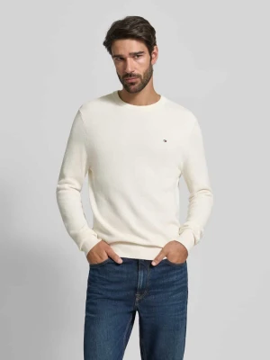 Sweter z dzianiny o kroju regular fit z czystej bawełny Tommy Hilfiger