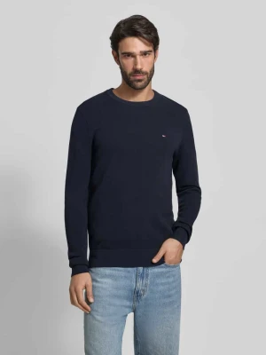 Sweter z dzianiny o kroju regular fit z czystej bawełny Tommy Hilfiger