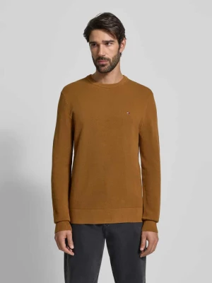 Sweter z dzianiny o kroju regular fit z czystej bawełny Tommy Hilfiger