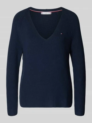 Sweter z dzianiny o kroju regular fit z czystej bawełny Tommy Hilfiger