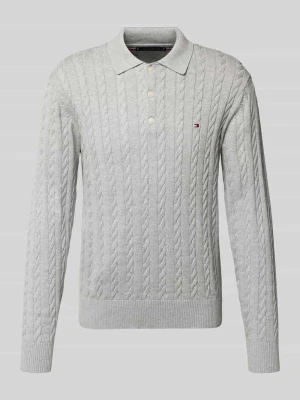 Sweter z dzianiny o kroju regular fit z czystej bawełny Tommy Hilfiger