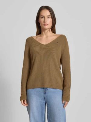 Sweter z dzianiny o kroju regular fit z czystej bawełny Tommy Hilfiger