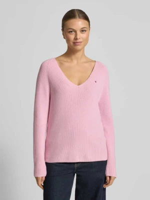 Sweter z dzianiny o kroju regular fit z czystej bawełny Tommy Hilfiger