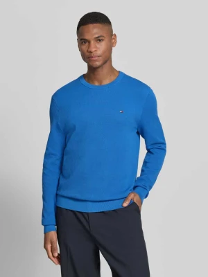 Sweter z dzianiny o kroju regular fit z czystej bawełny Tommy Hilfiger