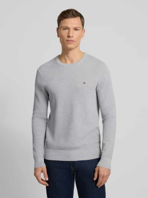 Sweter z dzianiny o kroju regular fit z czystej bawełny Tommy Hilfiger