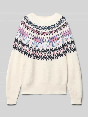 Sweter z dzianiny o kroju regular fit z czystej bawełny Tommy Hilfiger Teens