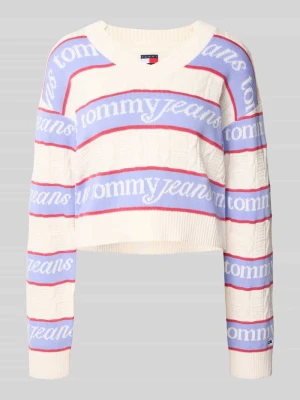 Sweter z dzianiny o kroju regular fit z czystej bawełny Tommy Jeans
