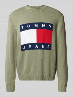 Sweter z dzianiny o kroju regular fit z czystej bawełny Tommy Jeans