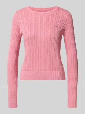 Sweter z dzianiny o kroju regular fit z czystej bawełny Tommy Jeans