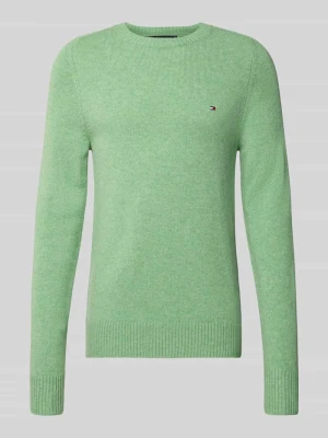 Sweter z dzianiny o kroju regular fit z delikatnej wełny Tommy Hilfiger