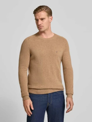 Sweter z dzianiny o kroju regular fit z delikatnej wełny Tommy Hilfiger