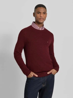 Sweter z dzianiny o kroju regular fit z delikatnej wełny Tommy Hilfiger