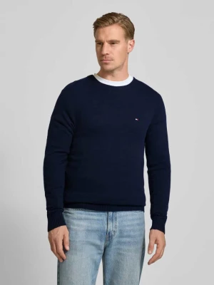 Sweter z dzianiny o kroju regular fit z delikatnej wełny Tommy Hilfiger