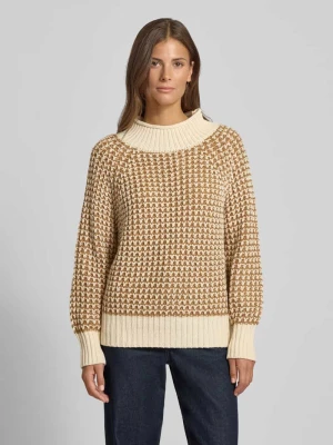 Sweter z dzianiny o kroju regular fit z dodatkiem bawełny s.Oliver RED LABEL