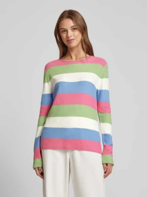 Sweter z dzianiny o kroju regular fit z dodatkiem bawełny Tom Tailor