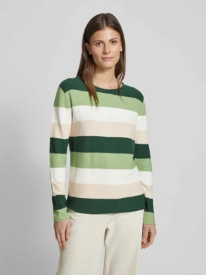 Sweter z dzianiny o kroju regular fit z dodatkiem bawełny Tom Tailor
