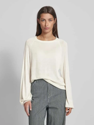 Sweter z dzianiny o kroju regular fit z dodatkiem lnu model ‘KOBRA’ MSCH Copenhagen