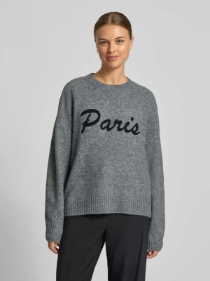 Sweter z dzianiny o kroju regular fit z dodatkiem wełny model ‘BOOM’ Vero Moda