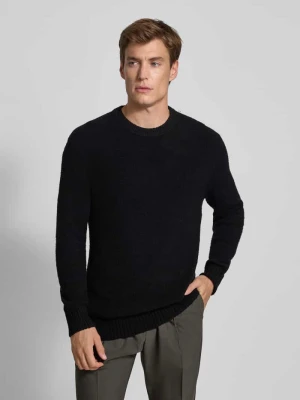 Sweter z dzianiny o kroju regular fit z dodatkiem wełny model ‘BOSSE-R’ Strellson