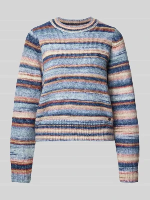 Sweter z dzianiny o kroju regular fit z dodatkiem wełny model ‘CELESTE CREW’ Pepe Jeans