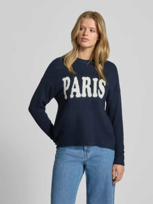 Sweter z dzianiny o kroju regular fit z dodatkiem wełny model ‘JERICO’ Only