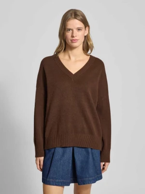 Sweter z dzianiny o kroju regular fit z dodatkiem wełny model ‘MARI’ Only