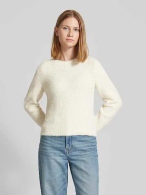 Sweter z dzianiny o kroju regular fit z dodatkiem wełny model ‘NOVAH’ Vero Moda