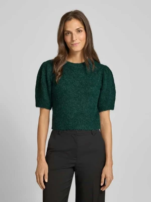 Sweter z dzianiny o kroju regular fit z dodatkiem wełny model ‘NOVAH’ Vero Moda