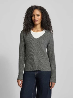 Sweter z dzianiny o kroju regular fit z dodatkiem wełny s.Oliver RED LABEL