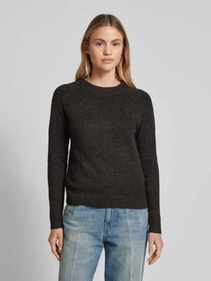 Sweter z dzianiny o kroju regular fit z efektem melanżu model ‘DOFFY’ Vero Moda