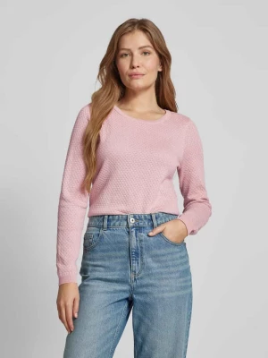 Sweter z dzianiny o kroju regular fit z efektowną przędzą model ‘CARE SHINE’ Vero Moda