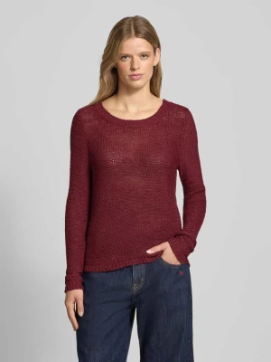 Sweter z dzianiny o kroju regular fit z grubym ściegiem model ‘GEENA’ Only