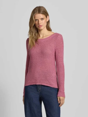 Sweter z dzianiny o kroju regular fit z grubym ściegiem model ‘GEENA’ Only