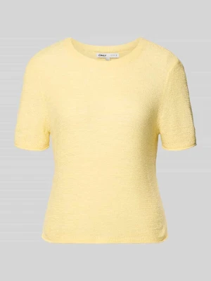 Sweter z dzianiny o kroju regular fit z krótkimi rękawami Model 'SUNNY' Only