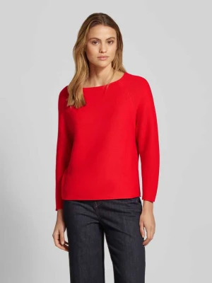 Sweter z dzianiny o kroju regular fit z miękkiej bawełny z raglanowymi rękawami s.Oliver RED LABEL