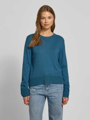 Sweter z dzianiny o kroju regular fit z mieszanki bawełny i kaszmiru Tom Tailor