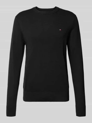 Sweter z dzianiny o kroju regular fit z mieszanki bawełny i kaszmiru Tommy Hilfiger