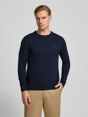 Sweter z dzianiny o kroju regular fit z mieszanki bawełny i kaszmiru Tommy Hilfiger