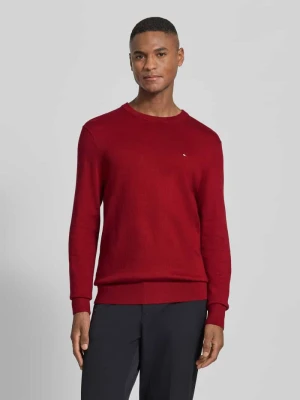 Sweter z dzianiny o kroju regular fit z mieszanki bawełny i kaszmiru Tommy Hilfiger