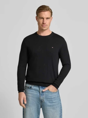 Sweter z dzianiny o kroju regular fit z mieszanki bawełny i kaszmiru Tommy Hilfiger